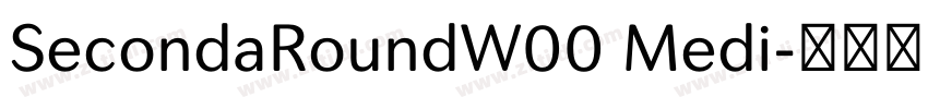 SecondaRoundW00 Medi字体转换